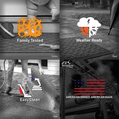 3' Aqua Shield Snowflake Tree Skirt Round Mat Red - Bungalow Flooring 6 3' Aqua Shield Snowflake Tree Skirt Round Mat Red - Bungalow Flooring - Image 4