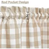 Trinity Buffalo Check Plaid Cotton Blend Kitchen Curtains -Home Decor Store GUEST e7cb2725 4364 4fb8 8084 13aa9c529300