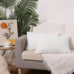 Unique Bargains Short Plush Solid Color Soft Living Room Throw Pillowcases 2 Pcs -Home Decor Store GUEST e8a49df6 ef91 4748 b305 edc84bc71e54
