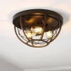 15.75" 3-Light Lyla Rustic Farmhouse Iron LED Flush Mount Wood Finished/Oil Rubbed Bronze - JONATHAN Y 1 15.75" 3-Light Lyla Rustic Farmhouse Iron LED Flush Mount Wood Finished/Oil Rubbed Bronze - JONATHAN Y -Home Decor Store GUEST e95c9a70 5410 411b 9218 9db427a70792