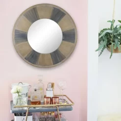 27" Round Rustic Mirror Two Tone - Stonebriar Collection -Home Decor Store GUEST eaacdd38 0fad 473a 8d5c 10c5537f6bd5