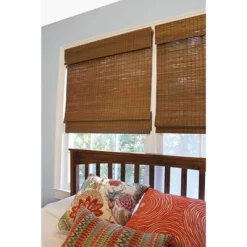 Radiance Cape Cod 45.5-in Cordless Maple Roman Shade