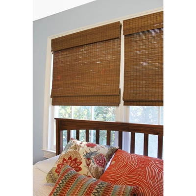 Radiance Cape Cod 35.5-in Cordless Maple Roman Shade 4 Radiance Cape Cod 35.5-in Cordless Maple Roman Shade - Image 2