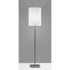 60.5" Liam Floor Lamp Silver - Adesso -Home Decor Store GUEST ecc7d88f 0560 4bb8 af6f 8a7fe1a62db0