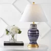 27" Ceramic/Iron Modern Coastal Table Lamp (Includes LED Light Bulb) Navy - JONATHAN Y -Home Decor Store GUEST ecc846da 1c00 4728 88bc 907f2d2fca52