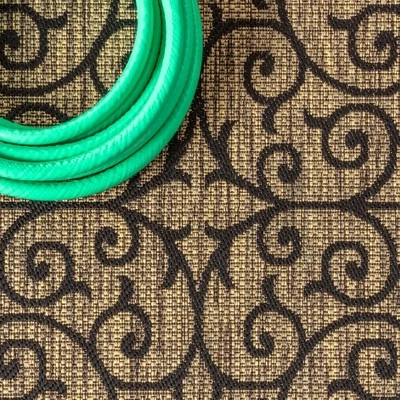 Madrid Vintage Filigree Textured Weave Indoor/Outdoor Area Rug - JONATHAN Y 4 Madrid Vintage Filigree Textured Weave Indoor/Outdoor Area Rug - JONATHAN Y - Image 2