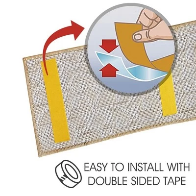 Sussexhome Leaves Collection Non-Slip Carpet Stair Treads, 9" X 28" 7 Sussexhome Leaves Collection Non-Slip Carpet Stair Treads, 9" X 28" - Image 5