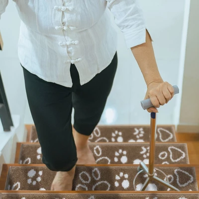 Sussexhome Paw Collection Non-Slip Carpet Stair Treads For Wooden Steps, 9" X 28" , Pack Of 4/7/10/13/15 5 Sussexhome Paw Collection Non-Slip Carpet Stair Treads For Wooden Steps, 9" X 28" , Pack Of 4/7/10/13/15 - Image 3