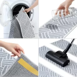 SussexHome Stone Design Cotton Anti-Slip Stair Treads, 9” X 28“ -Home Decor Store GUEST eed3730e a6d1 4597 a6e7 4c691e6bbfdd