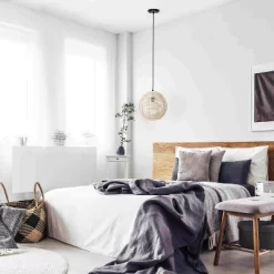 Ball Shaped Rattan Pendant Light Beige - Lalia Home -Home Decor Store GUEST eee991aa e7b3 4bf0 84d5 8fb7e4949233