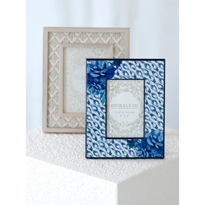 Shiraleah Off-White Eden Woven 4x6 Picture Frame 4 Shiraleah Off-White Eden Woven 4x6 Picture Frame - Image 2