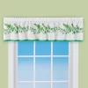 Collections Etc Tropical Botanical Leaves Rod Pocket Top Window Valance -Home Decor Store GUEST f0b7e0c4 1477 45f4 8f61 a09f37d7ba3c
