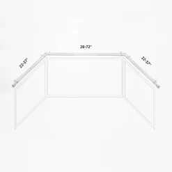 Kenney Bryce 3/4" Decorative Bay Window Double Curtain Rod 18 Kenney Bryce 3/4" Decorative Bay Window Double Curtain Rod -Home Decor Store GUEST f0ba29ee ba84 487f 96b3 d8ccfaa413ad