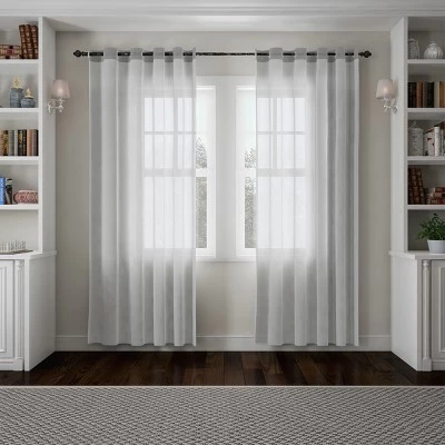 1-Inch Curtain Rod- Decorative Modern Urn Finials & Hardware- For Home Decor In Bedroom, Living Room & Kitchen, 48-84-inch By Lavish Home (Black) 5 1-Inch Curtain Rod- Decorative Modern Urn Finials & Hardware- For Home Decor In Bedroom, Living Room & Kitchen, 48-84-inch By Lavish Home (Black) - Image 3