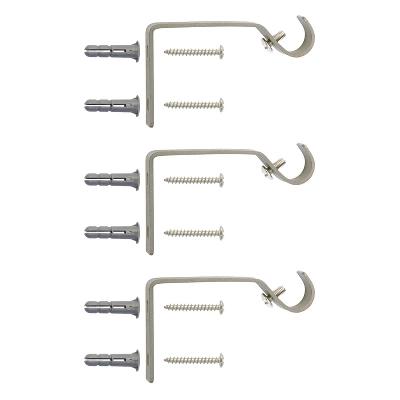 Kenney Mercer 3/4" Standard Decorative Window Curtain Rod 3 Kenney Mercer 3/4" Standard Decorative Window Curtain Rod