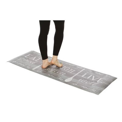 55" X 19" Eat Laugh Live Kitchen Runner Rug - J&V Textiles 4 55" X 19" Eat Laugh Live Kitchen Runner Rug - J&V Textiles - Image 2