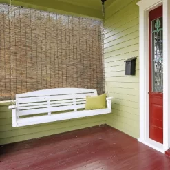 60"x72" Hyman Light Filtering Outdoor Cord Free Reed Rollup Horizontal Blinds Brown -Home Decor Store GUEST f44f6f66 410d 4162 ae34 67232cb87604