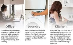 J&V TEXTILES 20"x32" Holiday Themed Christmas Xmas Cushioned Anti-Fatigue Kitchen Mat (May Your Days Be Merry) -Home Decor Store GUEST f66a29f9 f425 4a3f 9bce 1ad56a58089c 1