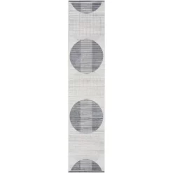 Nourison Astra Machine Washable Semi Circles Mid-Century Modern Indoor Rug -Home Decor Store GUEST f90b3b27 aa12 4da9 9ed2 da8bb1f2677c