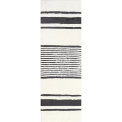 Lauren Liess X RugsUSA - Striped Wool Machine Washable Area Rug -Home Decor Store GUEST f96d20f6 0fb8 4578 9b37 999c9347ac54