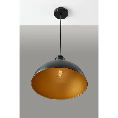 Wallace Pendant Black - Adesso 3 Wallace Pendant Black - Adesso
