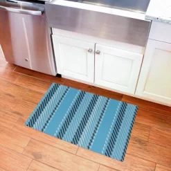 Stripe FlorArt Low Profile Machine Washable Kitchen Mat - Bungalow Flooring