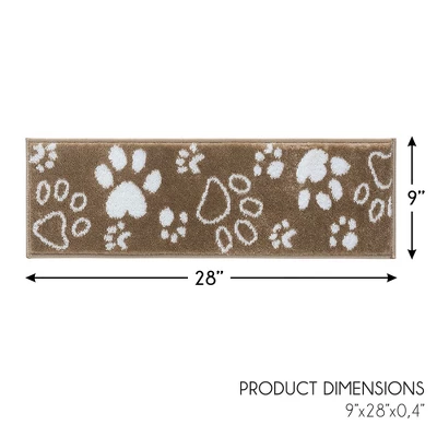 Sussexhome Paw Collection Non-Slip Carpet Stair Treads For Wooden Steps, 9" X 28" , Pack Of 4/7/10/13/15 8 Sussexhome Paw Collection Non-Slip Carpet Stair Treads For Wooden Steps, 9" X 28" , Pack Of 4/7/10/13/15 - Image 6