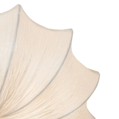 Possini Euro Design Planetarium Modern Ceiling Light Flush Mount Fixture 21" Wide Chrome 3-Light Ivory Fabric Scalloped Bowl For Bedroom Living Room 5 Possini Euro Design Planetarium Modern Ceiling Light Flush Mount Fixture 21" Wide Chrome 3-Light Ivory Fabric Scalloped Bowl For Bedroom Living Room - Image 3