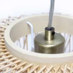 Circular Rattan Pendant Light Beige - Lalia Home -Home Decor Store GUEST fec1793d 1b50 4b90 ad28 549e1140df55