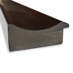 23" X 29" Non-Beveled Coffee Bean Brown Wall Mirror - Amanti Art